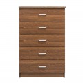 Drawer Συρταριέρα 5-Συρτ.60X40X97Cm Καρυδί