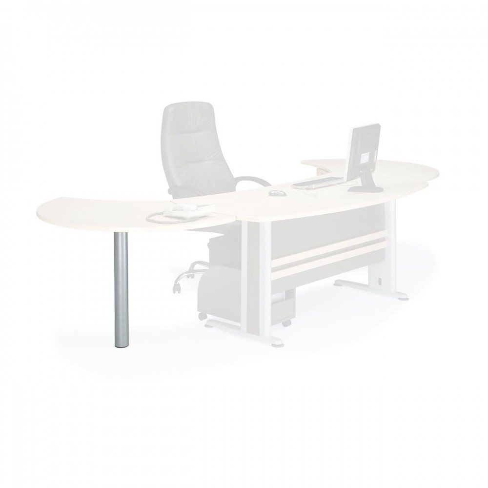 Πόδι Επέκτασης Executive 999 Μεταλλικό Silver