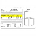 Καρέκλα polypropylene DAFNE σε λευκό χρώμα E328,1