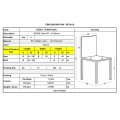 Καρέκλα polypropylene DAFNE σε καφέ χρώμα E328,3