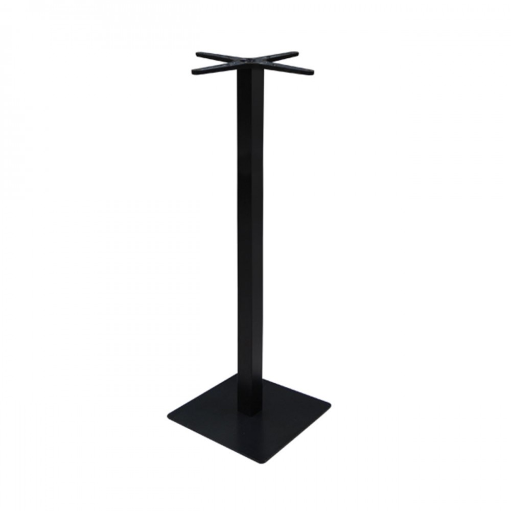 Prato Bar Βάση 45X45Cm Steel H108Cm Μαύρη (15,00Kg) (Σετ 2τμχ)