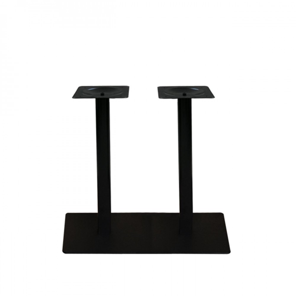 Prato Βάση 70X40Cm Steel Μακρόστενη H72Cm Μαύρη (21,00Kg)