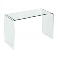 Τραπέζι GLASSER CLEAR γυάλινο 120x60x75
