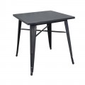 Relix Τραπέζι 70X70 Μεταλ.antique Black