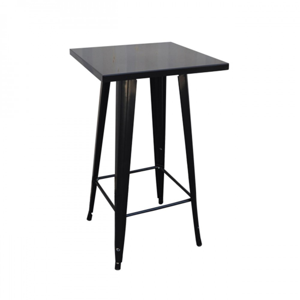 Relix Τραπέζι Bar 60X60 Μεταλ.antique Black