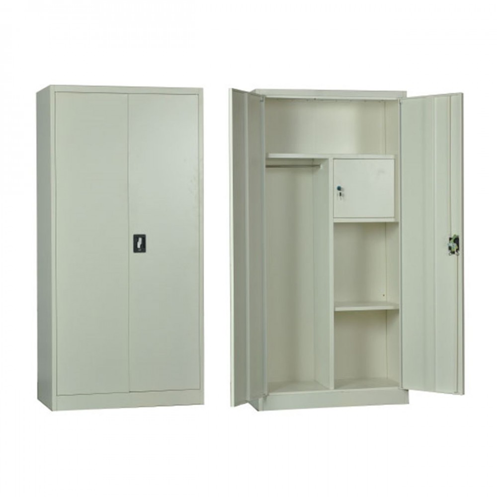 Ντουλαπα Μεταλ.(Εσωτ.ντουλάπι) 90X45X185Cm Άσπρη Ε6001