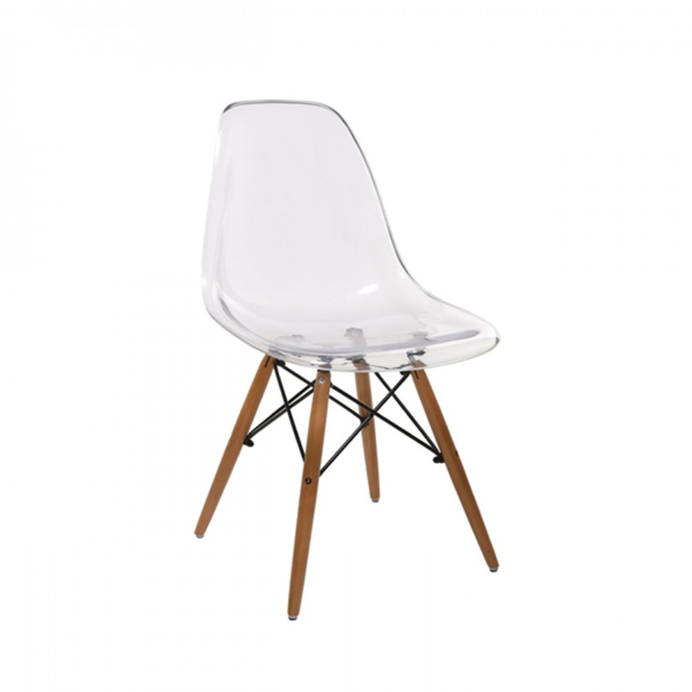 Art Wood Καρέκλα Pc Clear (Σετ 4τμχ)