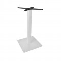 Prato Βάση 40X40Cm Steel H72Cm Άσπρη (11,85Kg) (Σετ 2τμχ)