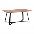Hanson Τραπέζι 160X90Cm Sonoma/βαφή Μαύρη ΕΜ821,1	