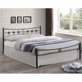 Dugan Κρεβάτι (Για Στρώμα 140X190Cm) Μεταλ.σφυρήλατο Μαύρο