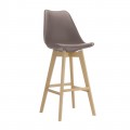 Martin Σκαμπώ Bar Pp Sand Beige (Μοντ/νη Ταπετσαρία) (Σετ 4τμχ)