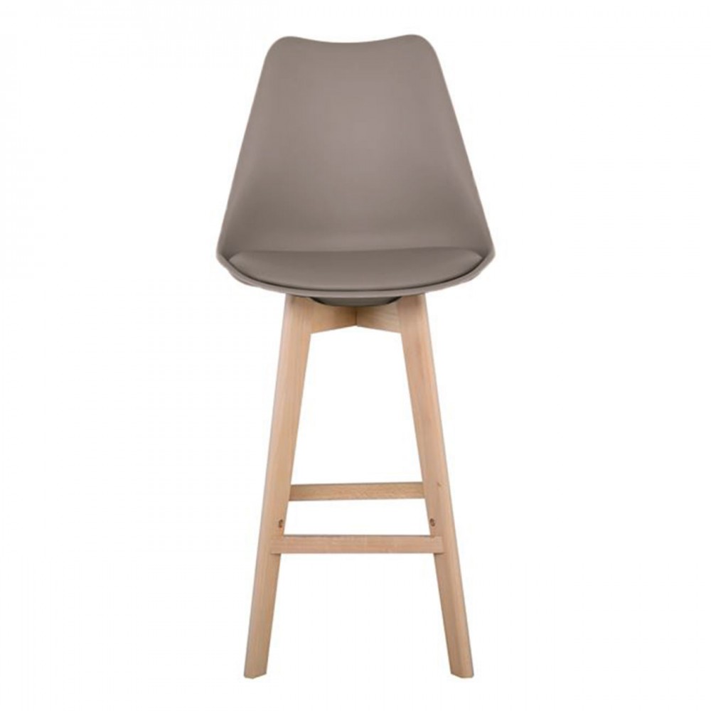 Martin Σκαμπώ Bar Pp Sand Beige (Μοντ/νη Ταπετσαρία) (Σετ 4τμχ)