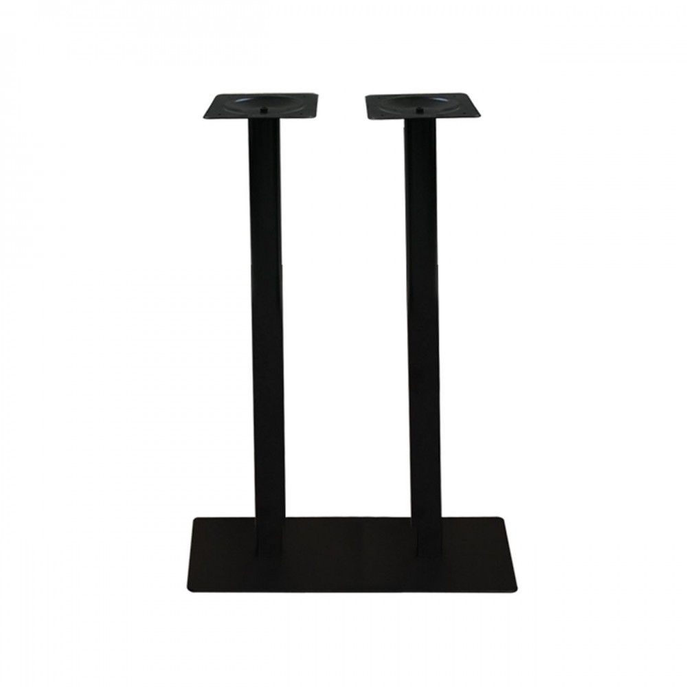 Prato Bar Βάση 70X40Cm Steel Μακρόστενη H108Cm Μαύρη (23,10Kg)