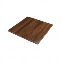 Επιφάνεια τραπεζιού Contract Sliq σε χρώμα Walnut 60x60cm/16mm
