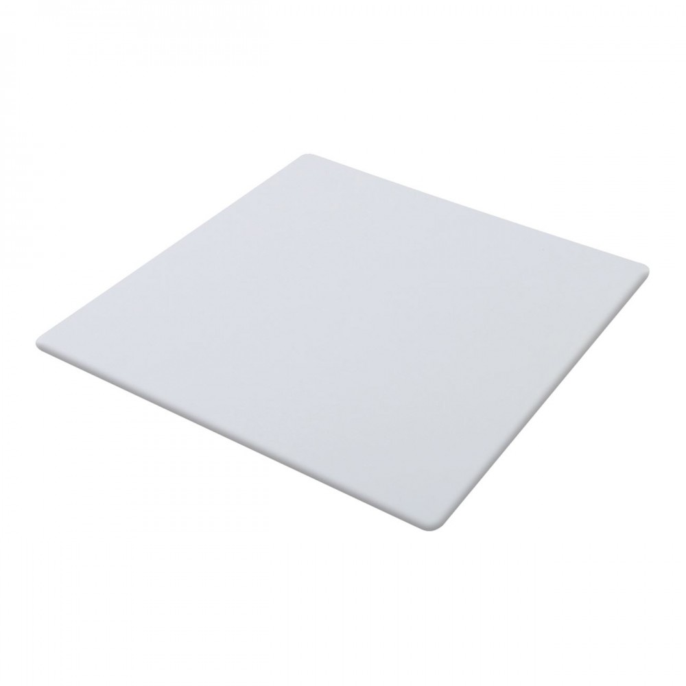 Επιφάνεια τραπεζιού Contract Sliq σε χρώμα Λευκό 80x80cm/16mm