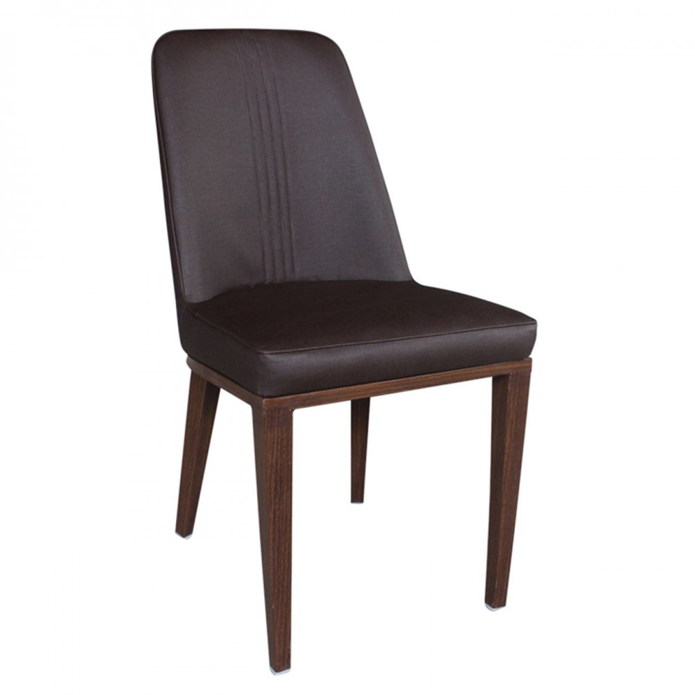 ΚΑΡΕΚΛΑ ΜΕΤΑΛΛΙΚΗ CASTER (45X60X89) ΒΑΦΗ ΚΑΡΥΔΙ/PU ΣΚ.ΚΑΦΕ (Σετ 6τμχ)