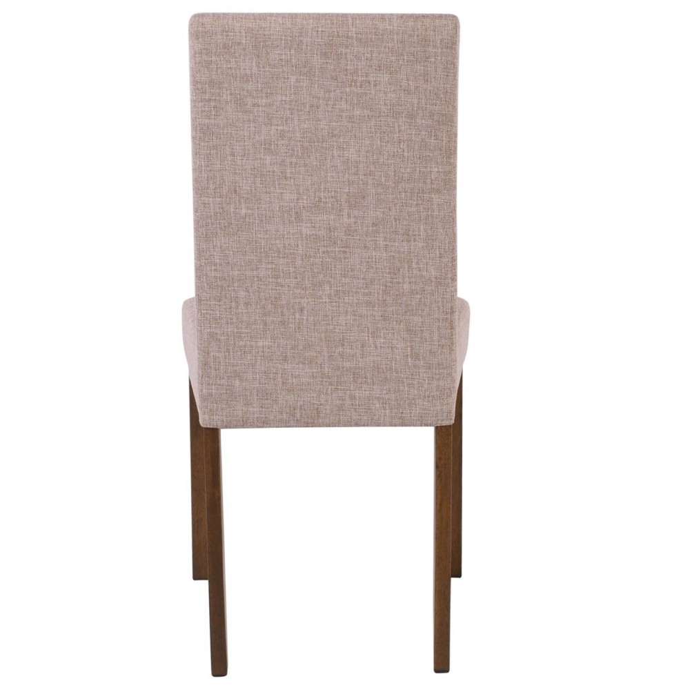 ΚΑΡΕΚΛΑ OPTIMAL (43X54X93) GREEN WALNUT/ΥΦΑΣΜΑ ΜΠΕΖ (Σετ 2τμχ)