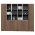 Proline Ντουλάπα/βιβλιοθ.δεξιά 120X40X200Cm Σκ.καρυδί/μαυρό ΕΟ967,R	