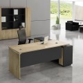 Project Γραφείο -Αρ-220X200X75Cm Γωνία Sonoma/γκρι