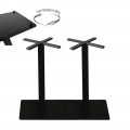 Prato-R Βάση 90X45Cm Steel Μακρ/νη H73Cm Μαύρη (30,50Kg)/με Ρεγουλατόρο