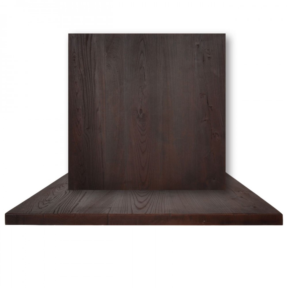 Resin Καπακι 80X80Cm Καρυδί (Εξωτερικού Χώρου) (Σετ 2τμχ)
