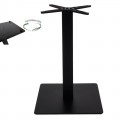 Prato-R Βάση 50X50Cm Steel H72Cm Μαύρη (18,00Kg)/με Ρεγουλατόρο