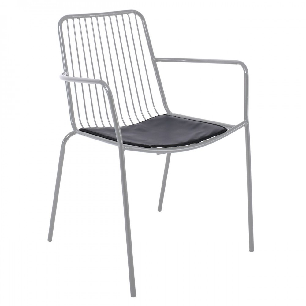 Nexus Μαξιλάρι Πολυθρόνας, Μαύρο Pu 41X38/1Cm