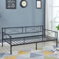 Queen Daybed 90X190Cm Μεταλ.μαύρο