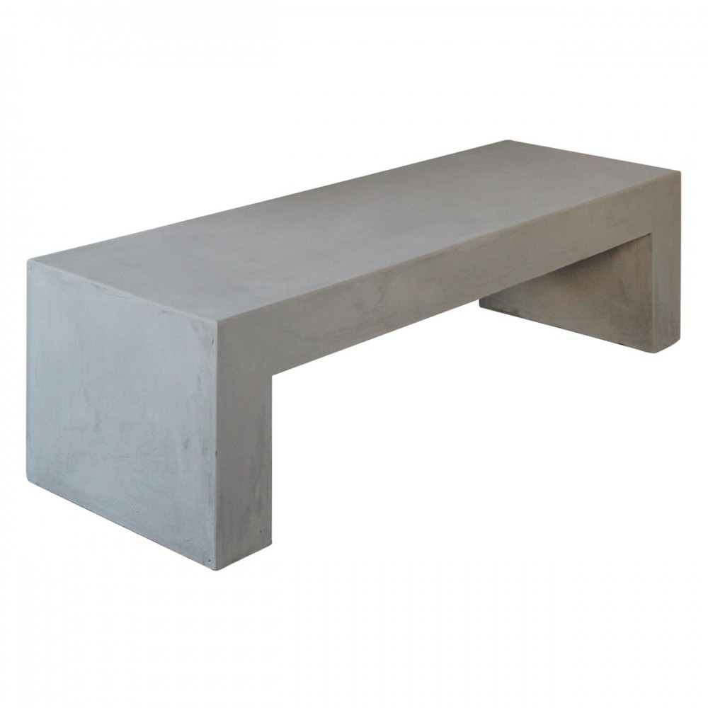 Concrete Πάγκος 150X40Cm Cement Grey