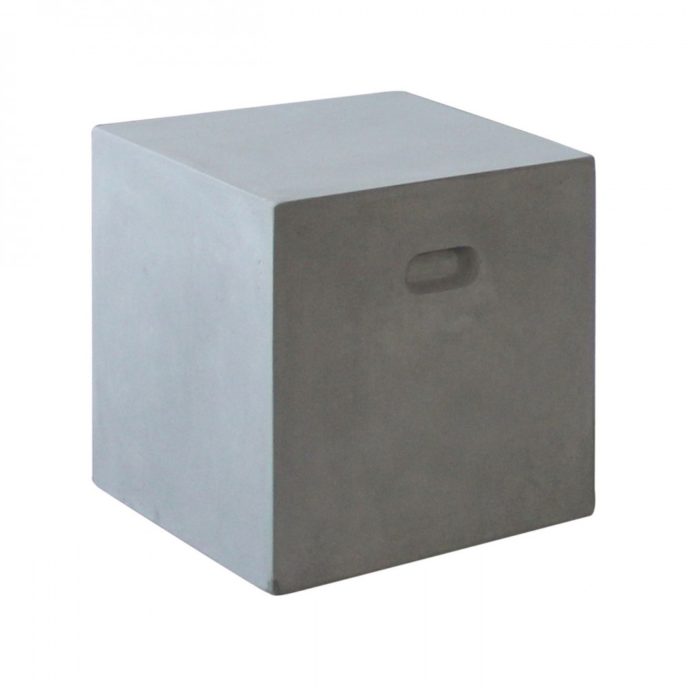 ΣΚΑΜΠΩ CONCRETE CUBIC (37X37X40) CEMENT GREY