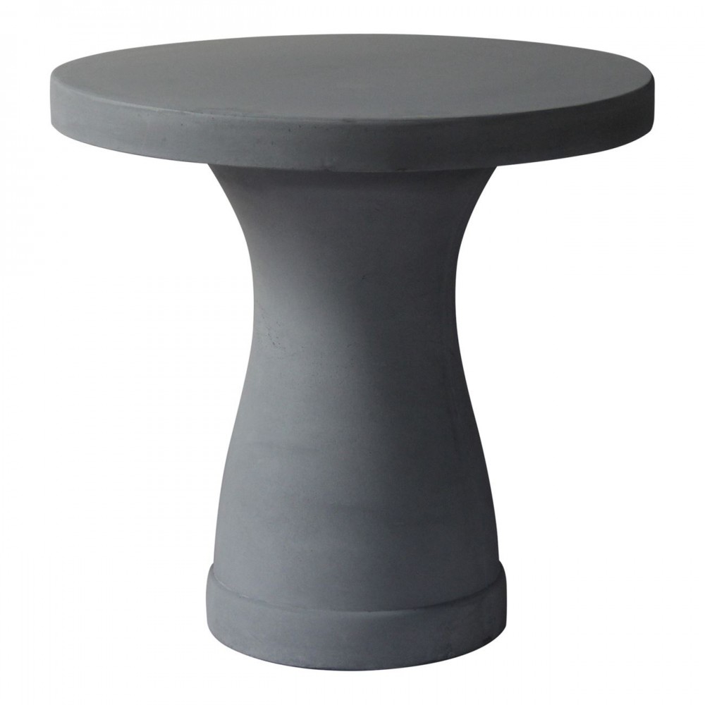 Concrete Τραπέζι D.80Cm Cement Grey