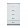 Drawer Συρταριέρα 5-Συρτ.60X40X97Cm Άσπρη