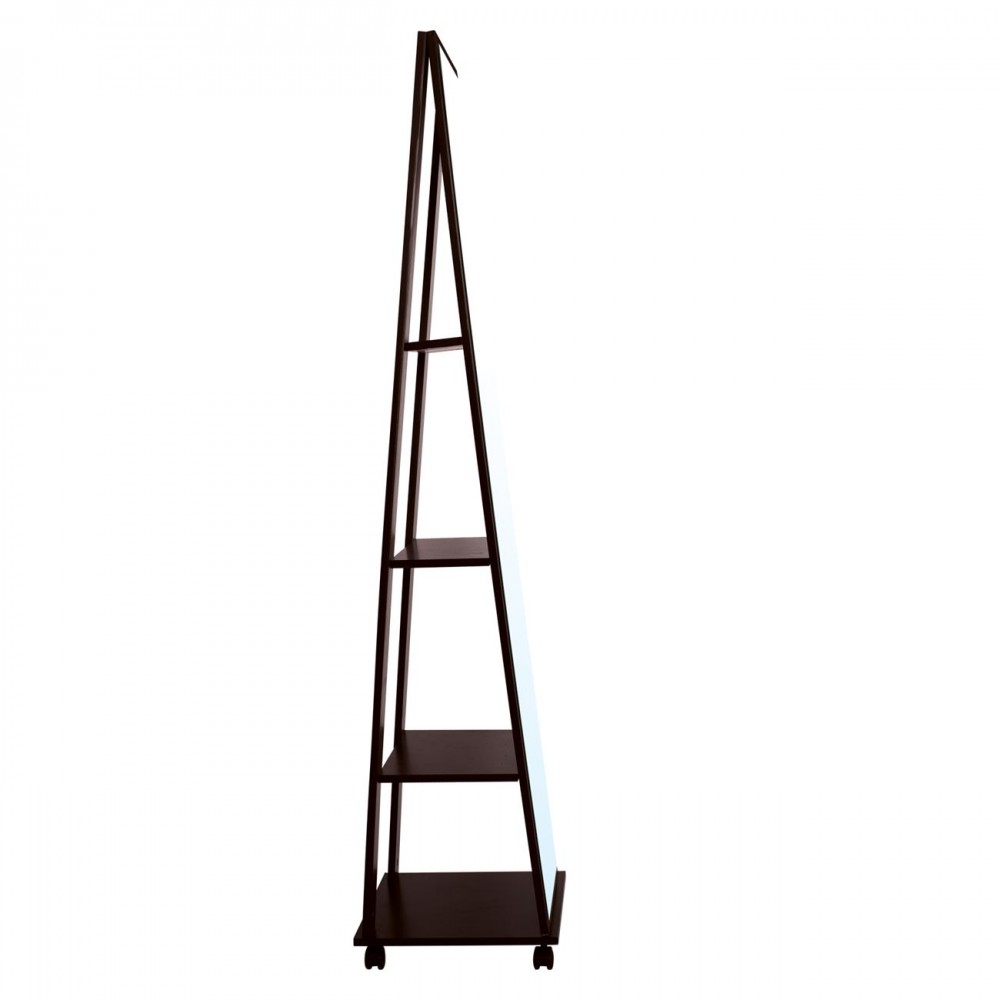 Fisher Καθρέπτης Δαπέδου 39X39X176Cm Καρυδί Ε7191,1