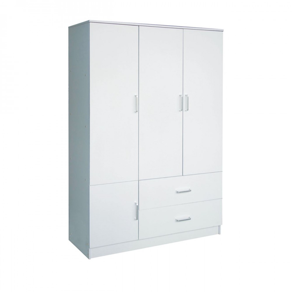 Closet Ντουλάπα 120X50X180Cm Άσπρη  	Ε8385,1