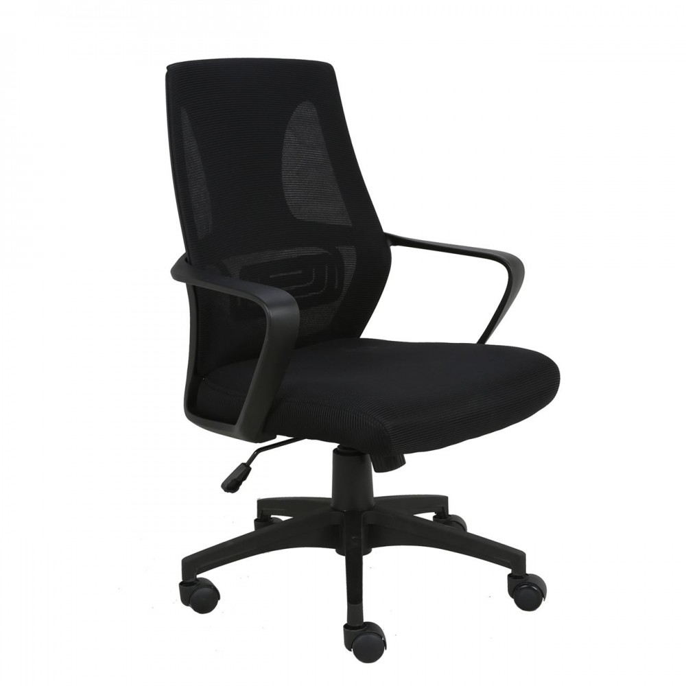 Bf2960 Πολυθρόνα Μαύρο Mesh