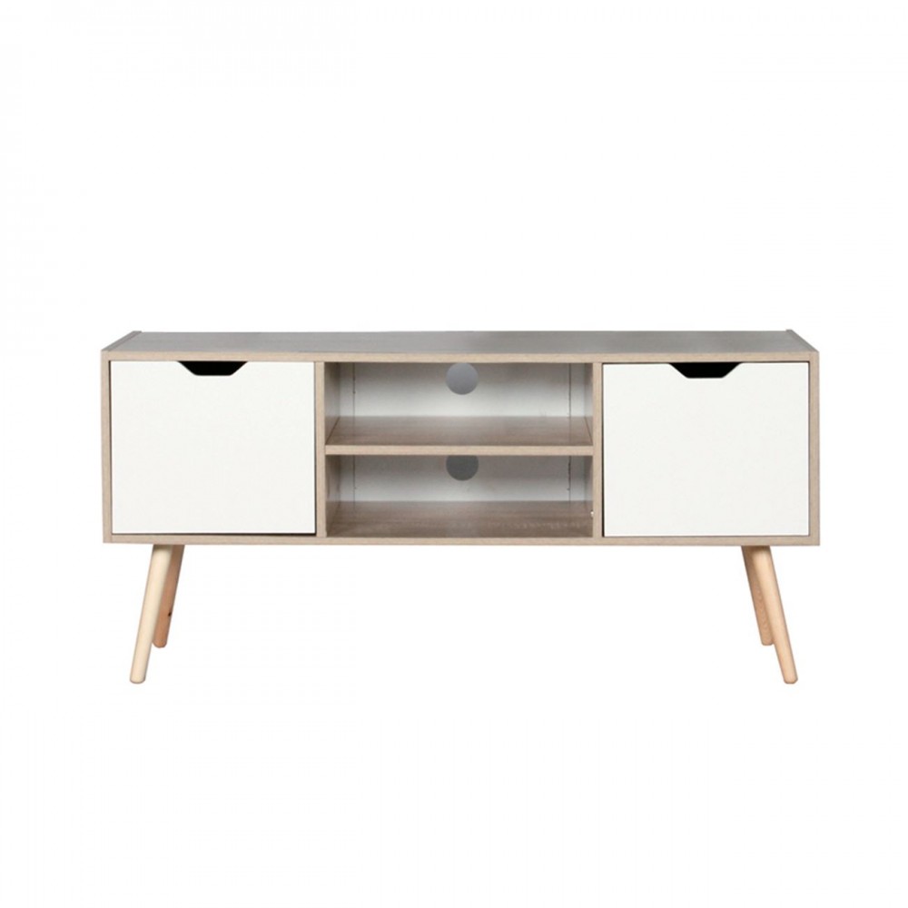 Alina Έπιπλο Tv 120X38X58Cm Sonoma/άσπρο Ε747,1