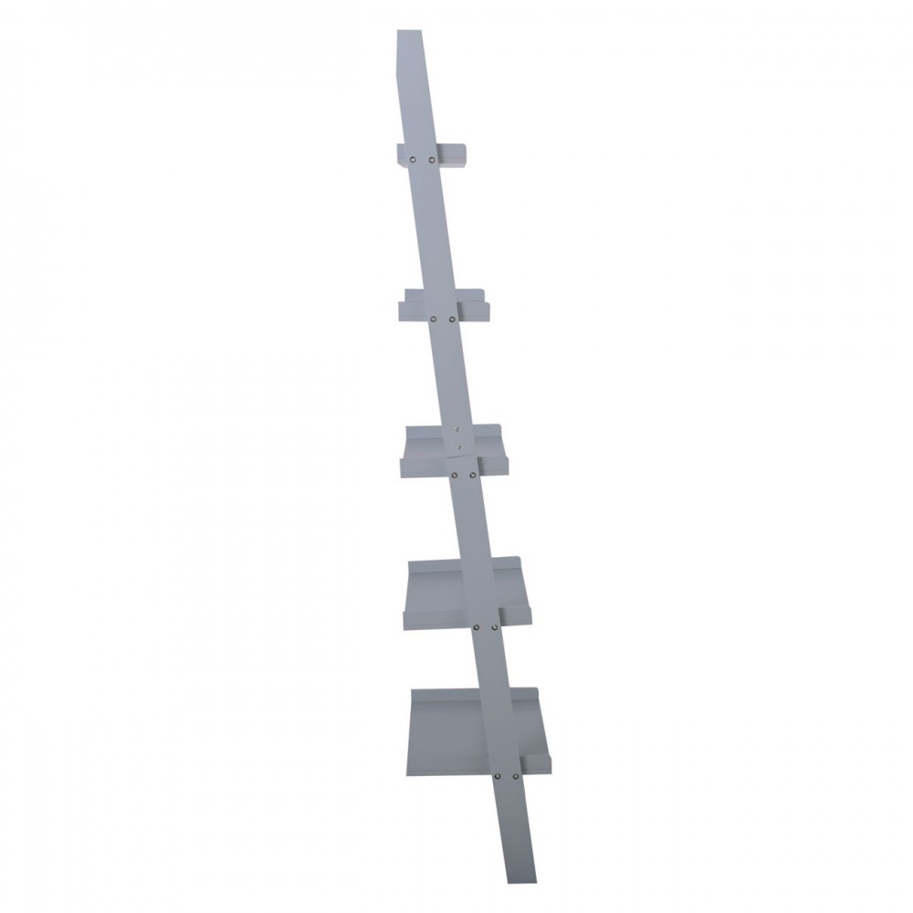Shelf Βιβλιοθήκη-Ραφιέρα 56X32X189Cm Γκρι