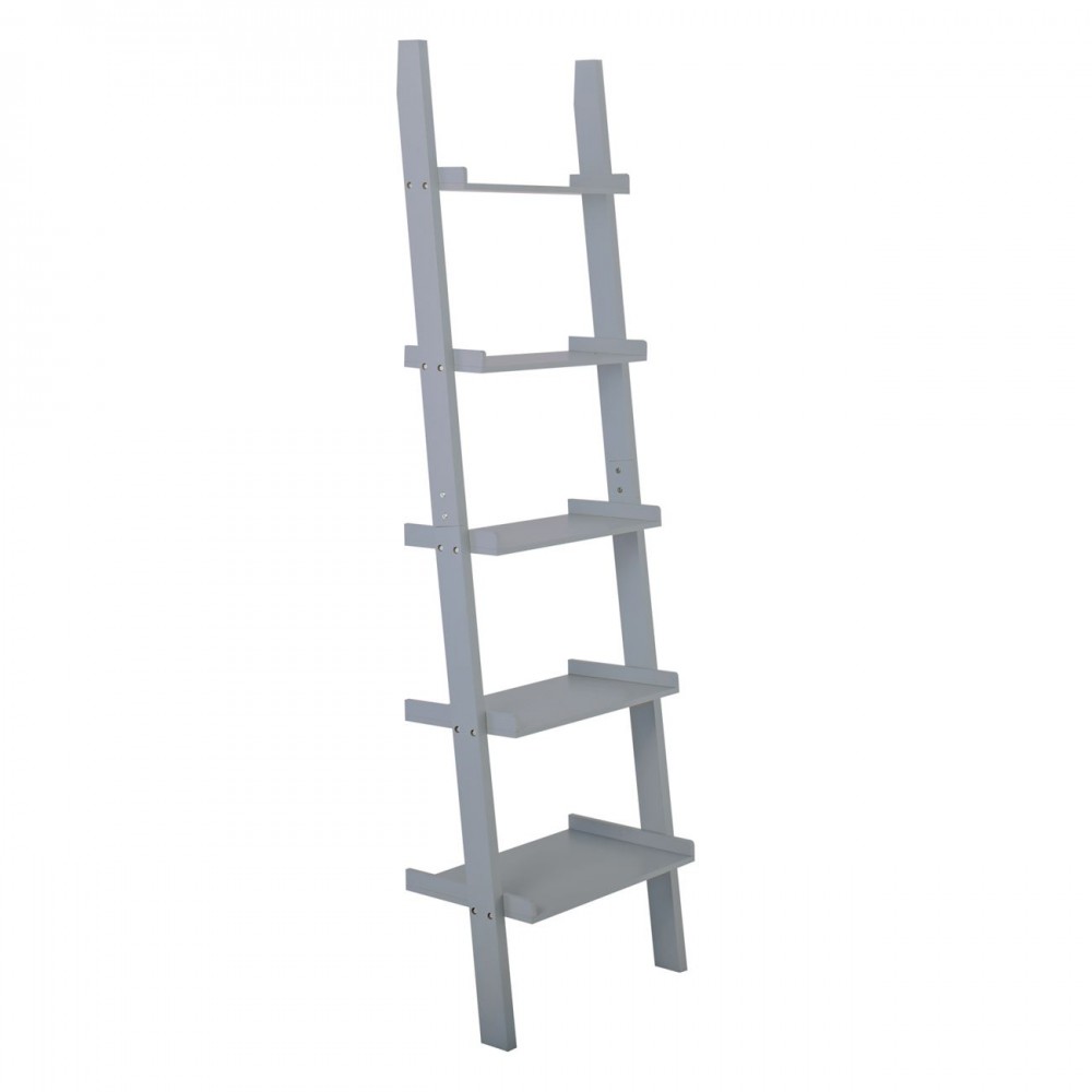 Shelf Βιβλιοθήκη-Ραφιέρα 56X32X189Cm Γκρι