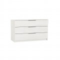 Drawer Συρταριέρα 3-Σ 80X40X64Cm Άσπρη Ε760,3