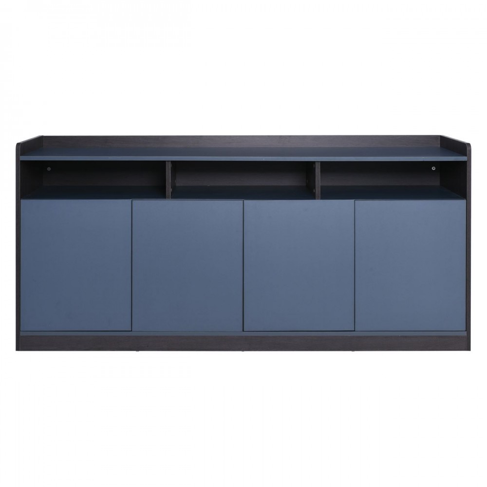 Advance Ντουλάπι 120X40X80Cm Σκ.καρυδί/γκρι