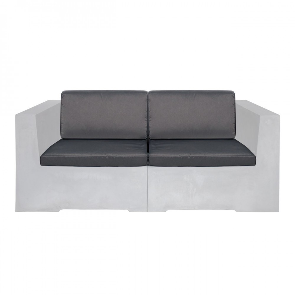 Concrete Set Μαξ.2-Θ Καναπέ (4Τ) Ύφ.water Repellent Γκρι
