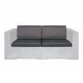 Concrete Set Μαξ.2-Θ Καναπέ (4Τ) Ύφ.water Repellent Γκρι