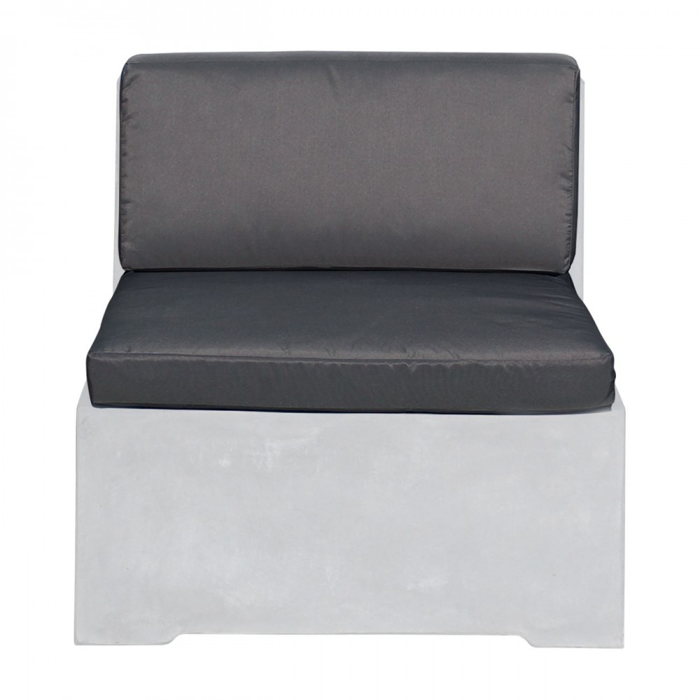 Concrete Set Μαξ.καρέκλας (2Τ) Ύφ.water Repellent Γκρι