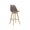 Martin Σκαμπώ Bar Pp Sand Beige - Ύψος Καθ.67Cm (Μοντ/νη Ταπετσαρία) (Σετ 4τμχ)