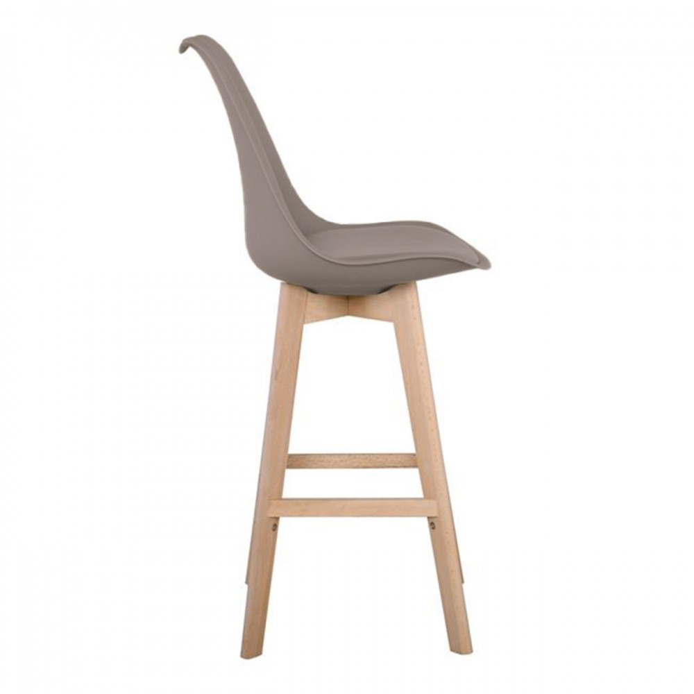 Martin Σκαμπώ Bar Pp Sand Beige - Ύψος Καθ.67Cm (Μοντ/νη Ταπετσαρία) (Σετ 4τμχ)