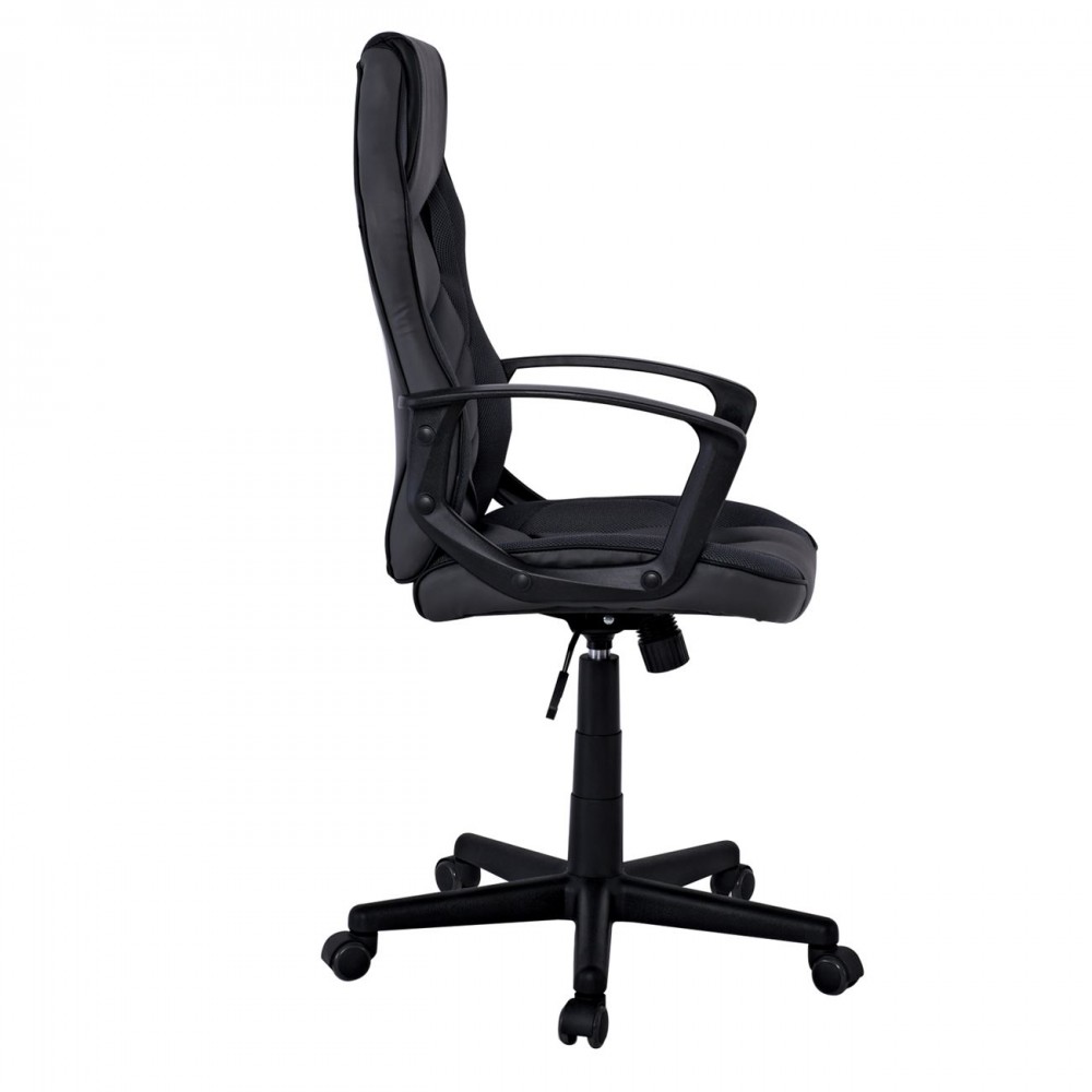 Bf7700 Bucket Πολυθρόνα Διευθ/ντή Mesh&pu Μαύρο/γκρι