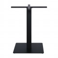 Prato Βάση 50X50Cm Steel H72Cm Μαύρη/cross 60X60