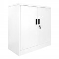 Ντουλαπι Μεταλλικό (2 Ράφια) 90X40X90Cm Άσπρο