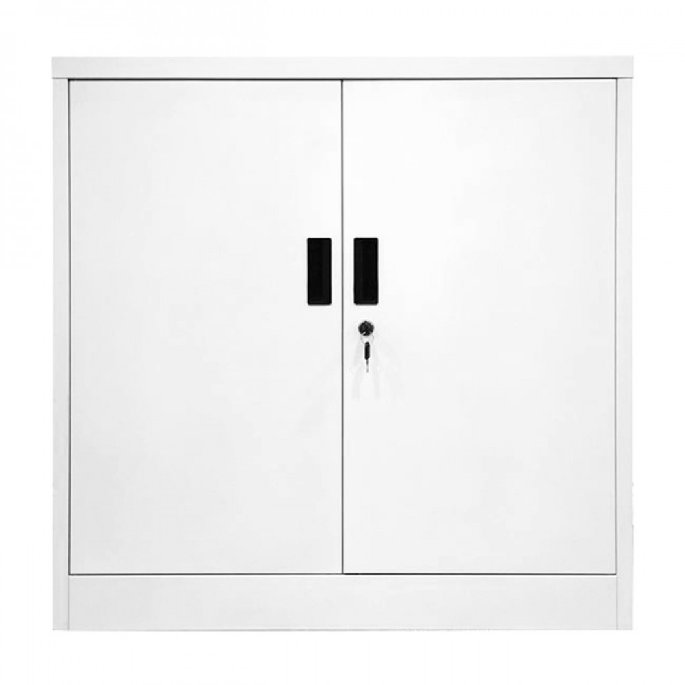 Ντουλαπι Μεταλλικό (2 Ράφια) 90X40X90Cm Άσπρο