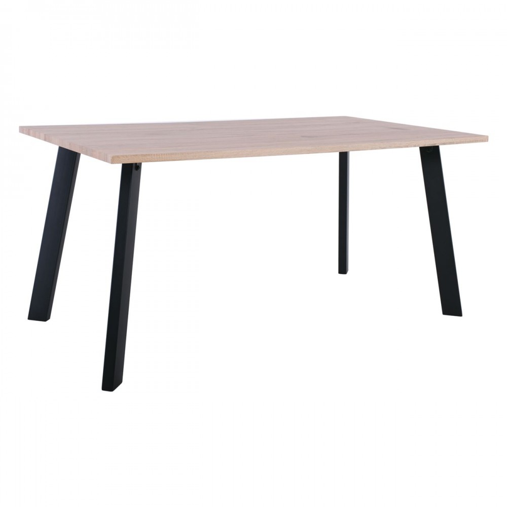 Baxter Τραπέζι 160X90Cm Steel Μαύρο/sonoma